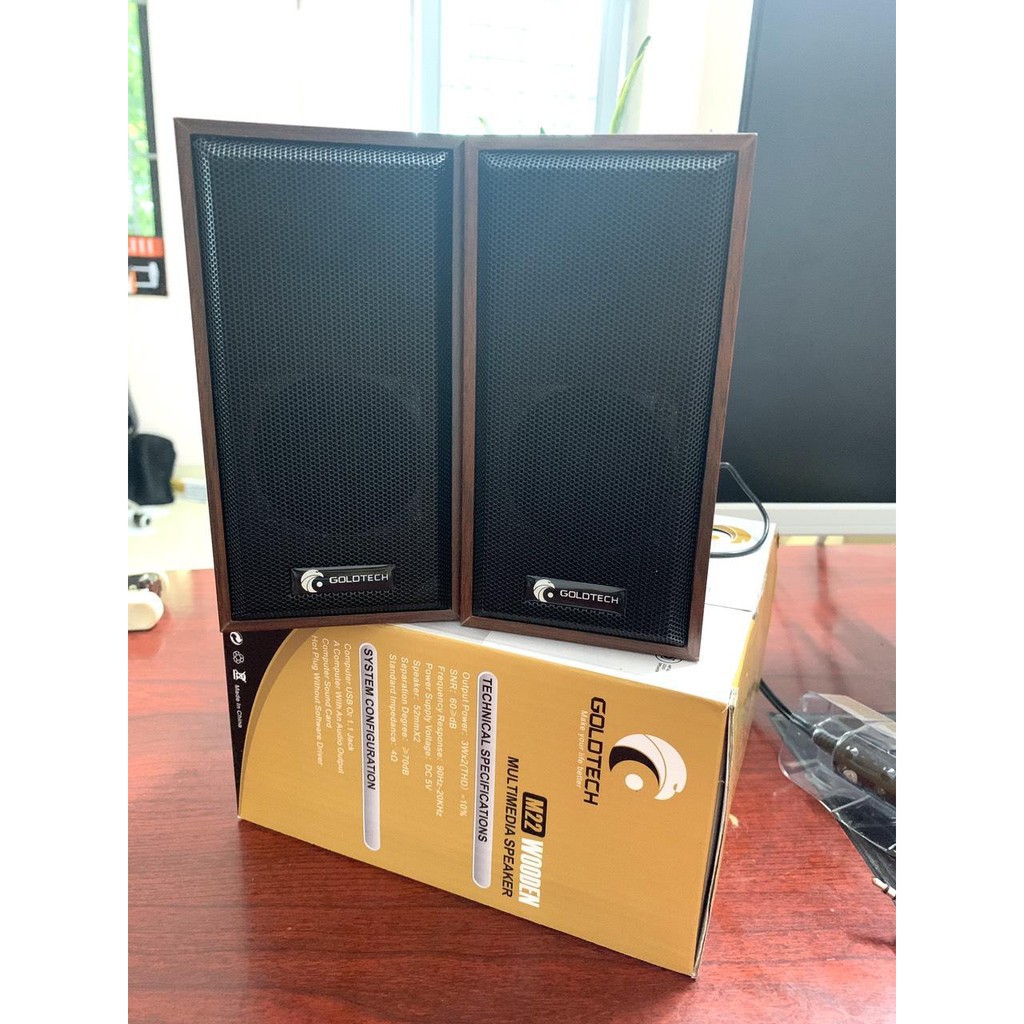 Loa vi tính goldtech usb âm thanh cực chất chính hãng