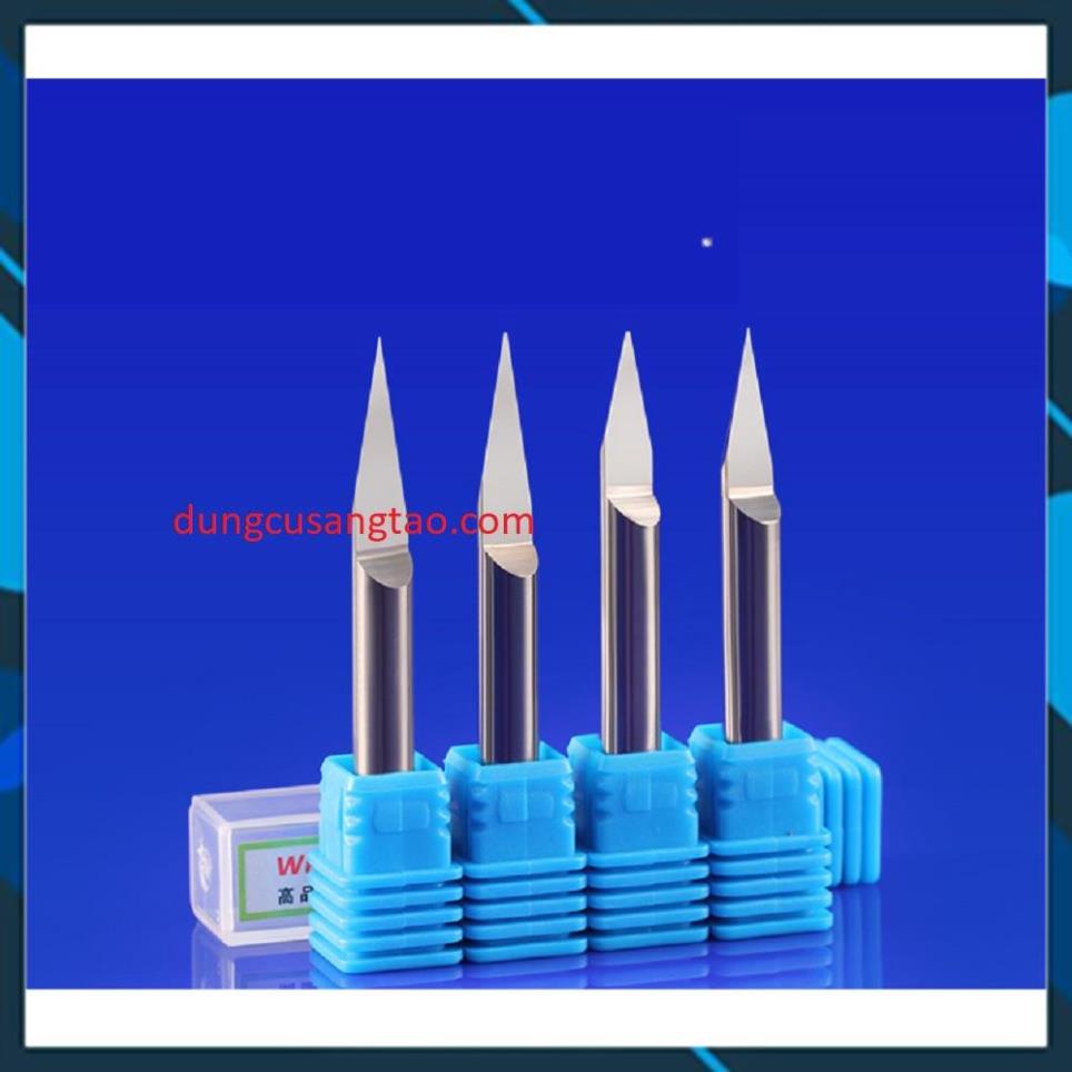 Dao khắc V6 metal cốt 6mm khắc kim loại mềm, khắc nhôm, đồng, khắc gỗ, khắc mica, PVC cao cấp