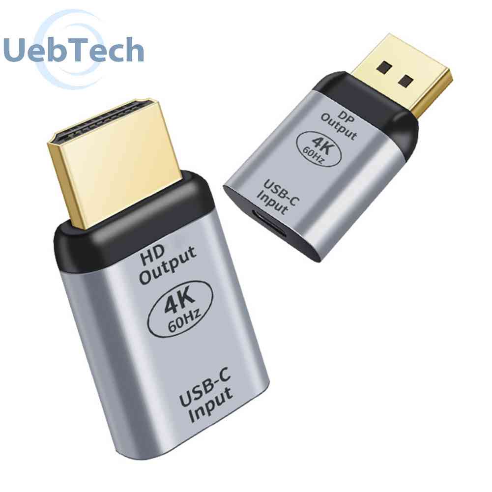 Đầu Chuyển Đổi Cổng USB Type C Sang HDMI DP 4K 60Hz Tiện Dụng