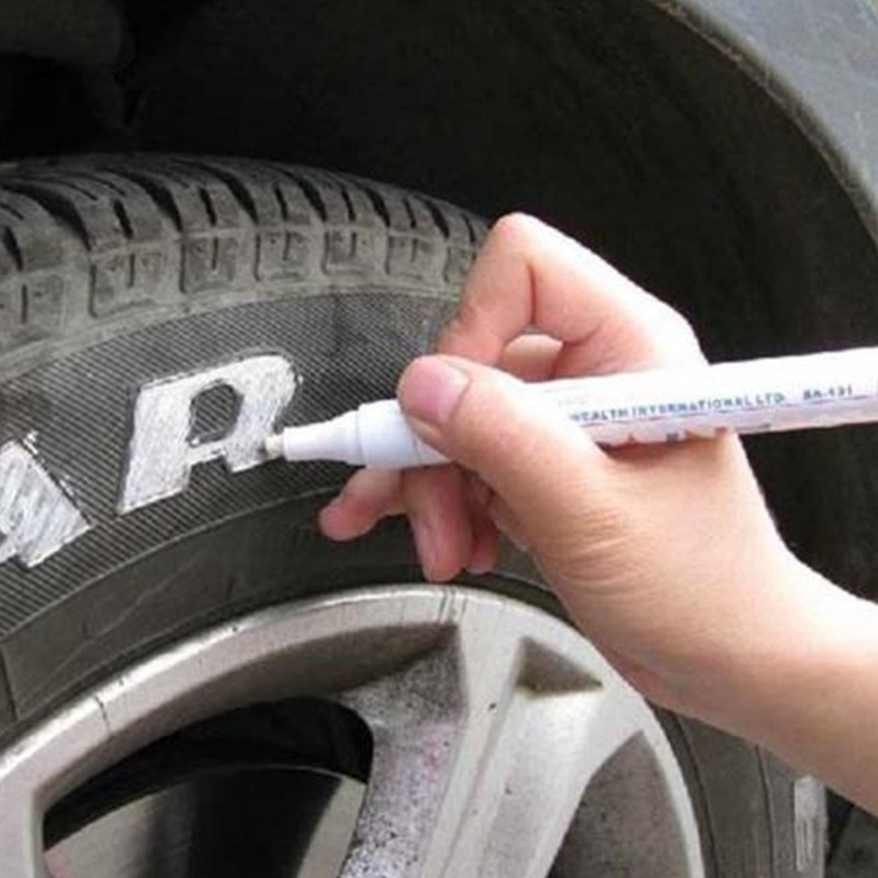Bút Lông Đánh Dấu Lốp Xe Hơi 8 Màu Không Phai Chống Nước