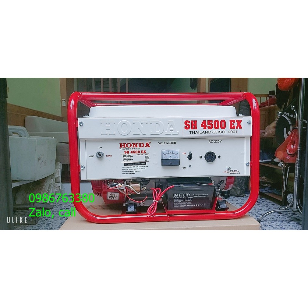 Máy phát điện 3,5KW Honda SH4500EX đề nổ le gió tự động giá rẻ nhất tại Tây Nguyên.