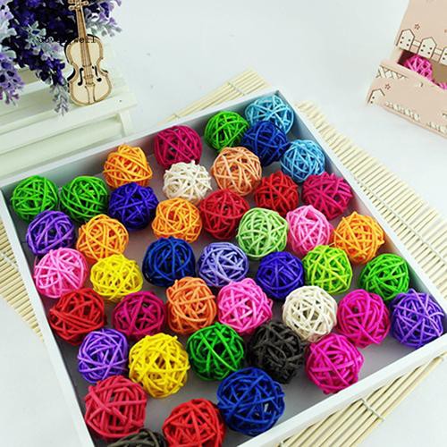 Đồ chơi nhai gặm hình quả cầu dây cho vẹt cảnh