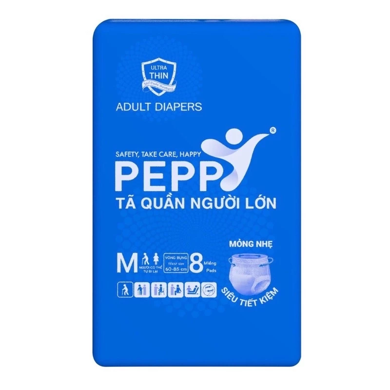 Tã Bỉm người già KERRY, PEPPY ✨ (10 gói L70,M80) Hàng việt nam chất lượng tốt