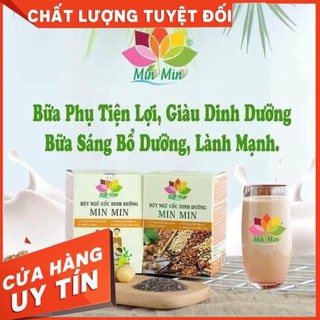 [MIỄN SHIP ] 3 hộp ngũ cốc lợi sữa minmin ( tặng 1 ly sứ MINMIN)