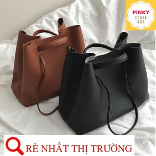 [SẴN-ẢNH THẬT CUỐI] Túi tote da oversize vừa A4 - P028