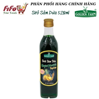 Sirô sâm dứa🥤golden farm🥤520ml | fine foods