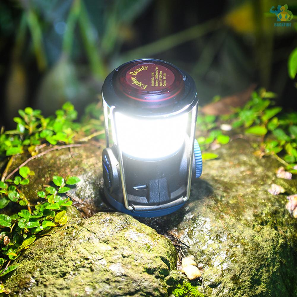 Đèn LED sạc USB chống thấm nước dùng khi cắm trại ngoài trời