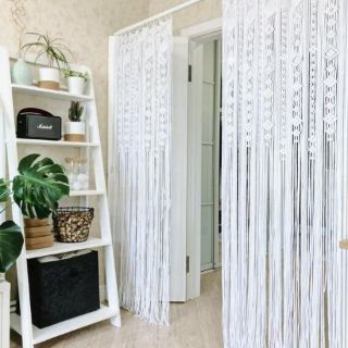 Rèm trang trí rèm cửa rèm sợi rèm macrame handmade