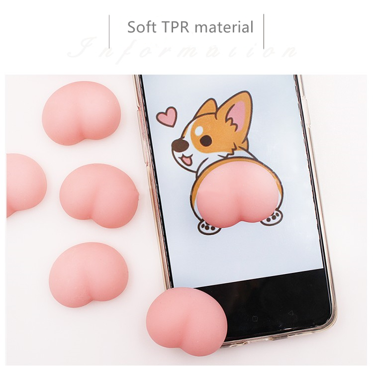 Quả đào 3d phụ kiện gắn ốp điện thoại thiết kế sáng tạo kiểu hoạt hình Shinchan đáng yêu | BigBuy360 - bigbuy360.vn
