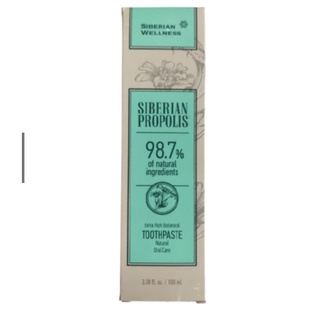 Kem đánh răng thảo dược "Keo ong Siberi" sự bảo vệ tự nhiên Siberian - 100 ml - Date T12/2022