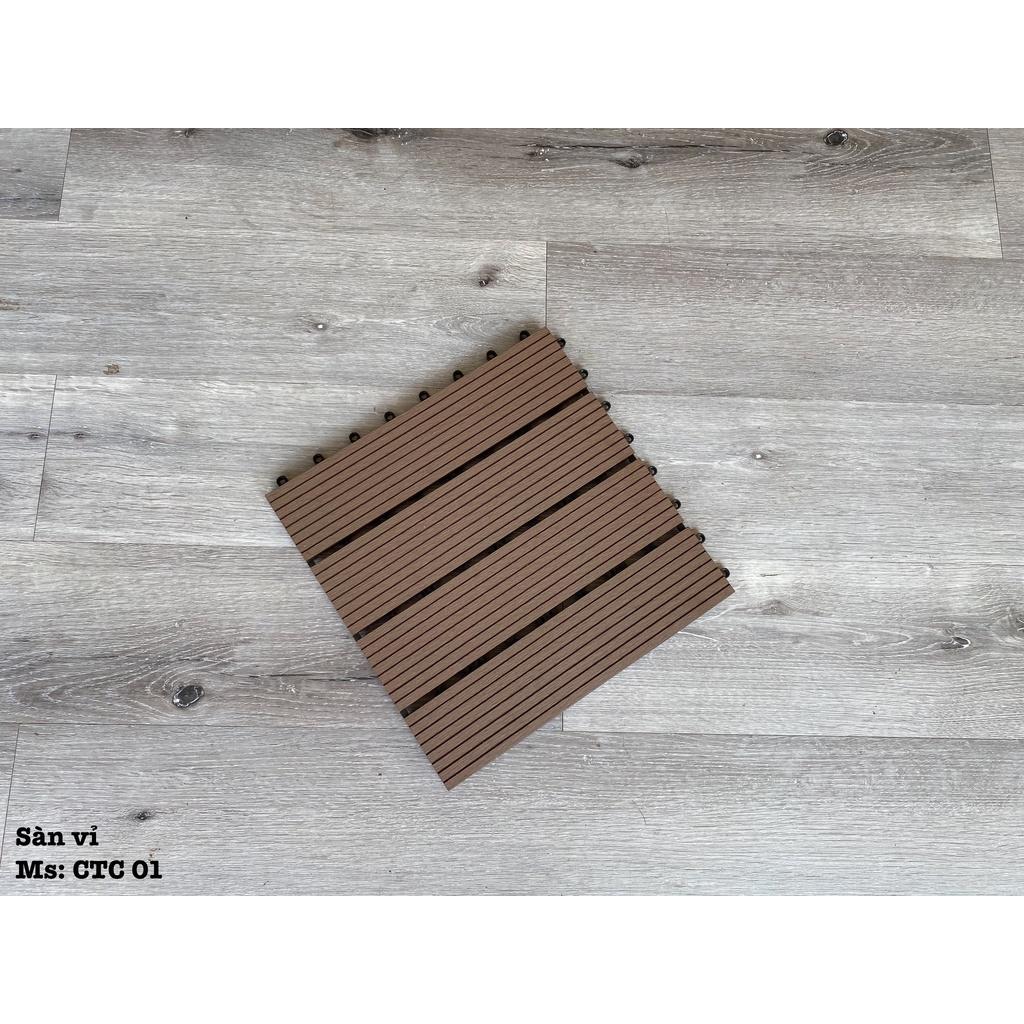 VỈ LÓT SÀN BAN CÔNG SÀN GỖ NHỰA Composite