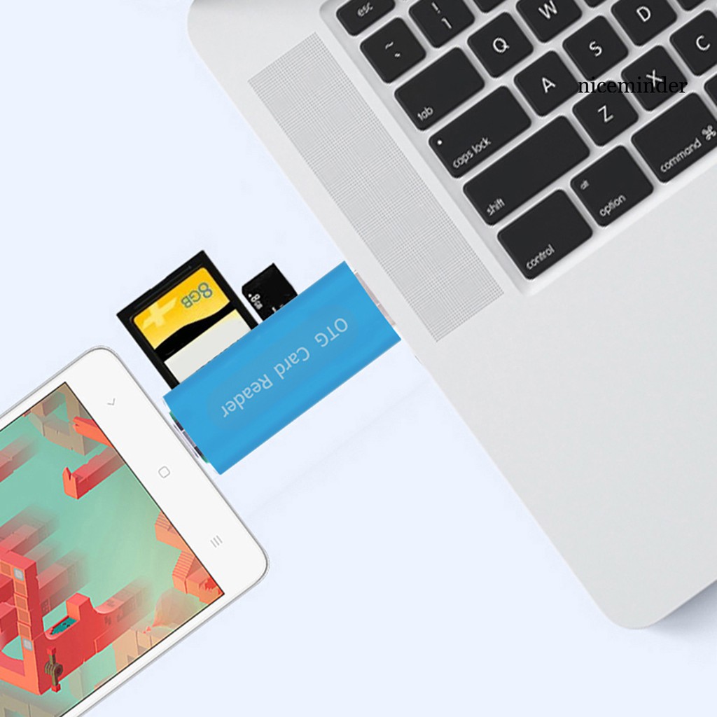 Đầu Đọc Thẻ Nhớ NM-2 Trong 1 USB 2.0 OTG Dual TF SD Cho Máy Tính Android