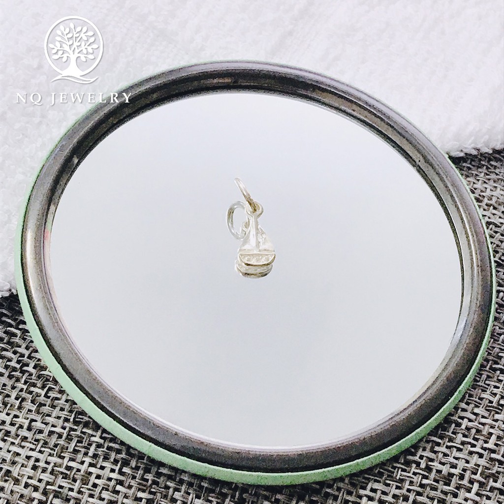 Charm bạc treo hình thuyền bườm - NQ Jewelry