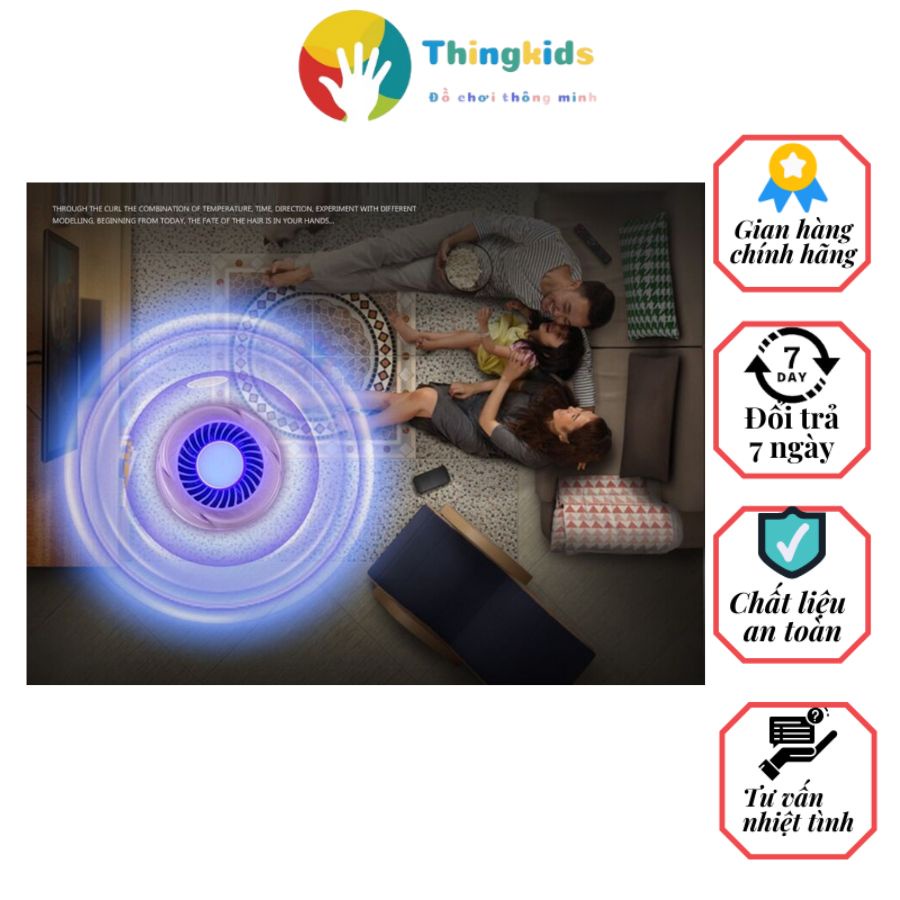 Đèn Bắt Muỗi Cắm Cổng USB Hình Nụ Hoa Kiêm Đèn Ngủ Nụ Hoa Sen - Thingkids