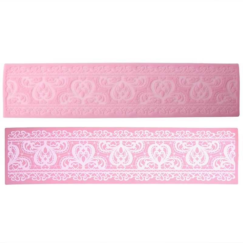 Khuôn Silicone Tạo Hình Ren Hoa Trang Trí Bánh Cho Nhà Bếp