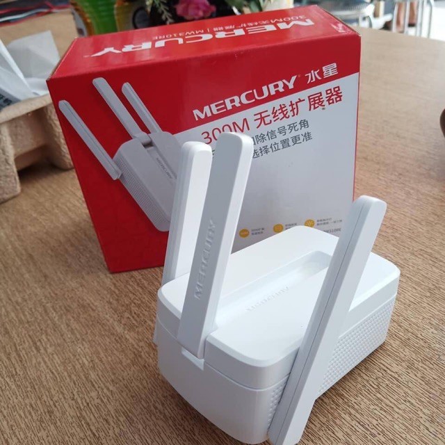 Bảo hành 12 tháng-Bộ Kích Sóng Wifi Mercury Repeater MW310RE 3 Anten Cực Mạnh,siêu khỏe | BigBuy360 - bigbuy360.vn