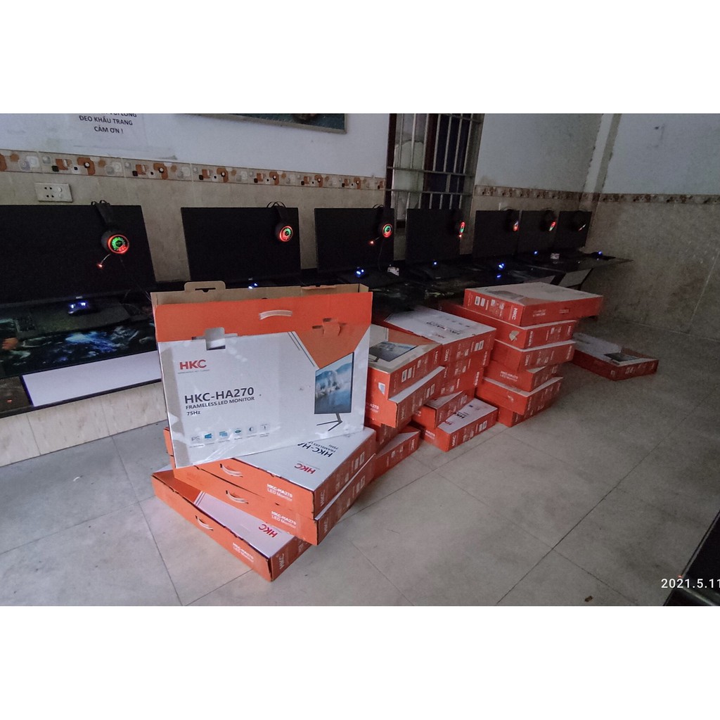Màn hình Máy tính HKC 27inch HA270 FHD-IPS-75hz 2nd CBH đến 5/2022 full box | BigBuy360 - bigbuy360.vn
