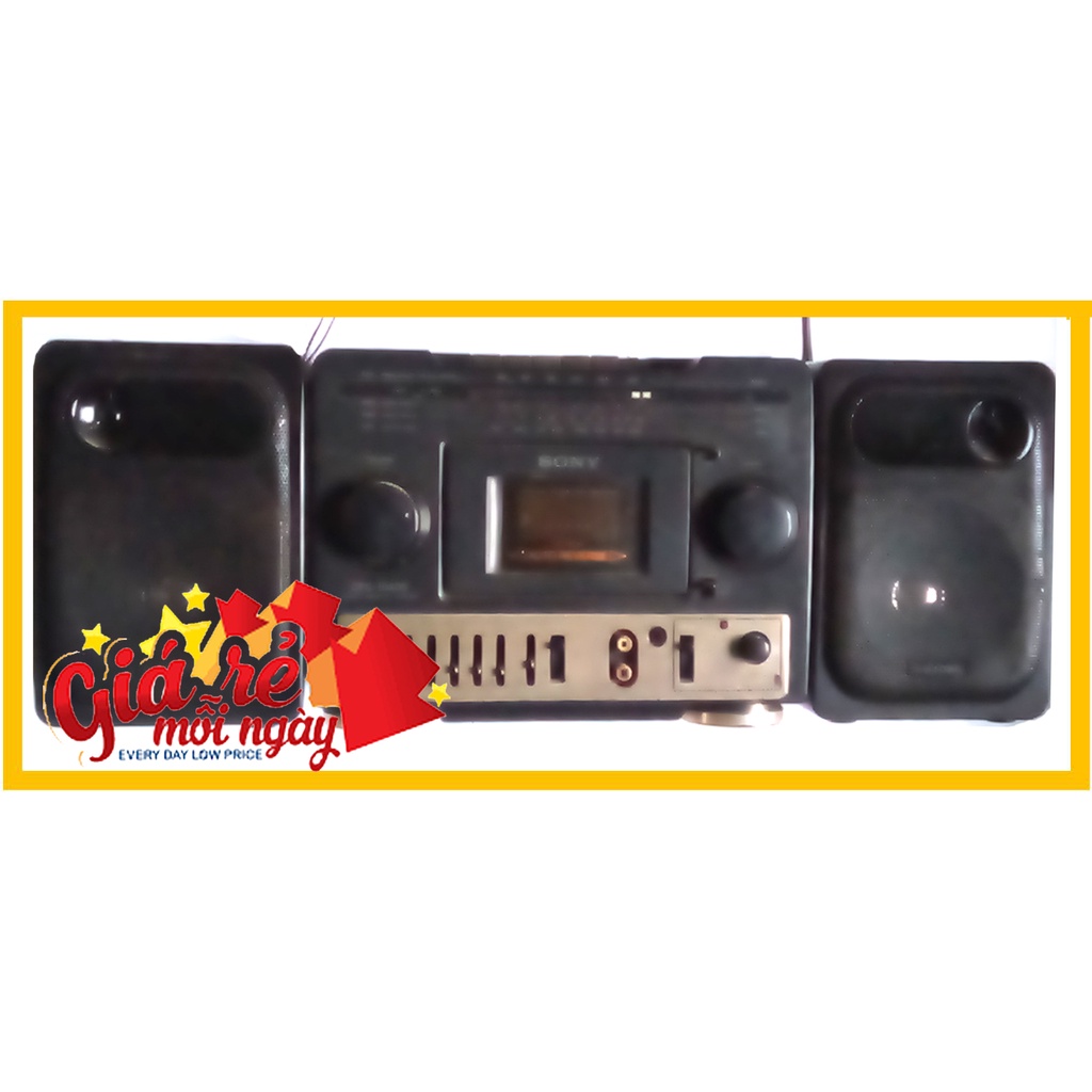 Sony Cassette Radio CFS-1040S xưa décor, Vỏ Loa gỗ bluetooth BS 9524 Ridgeway nút volume DIY các loại