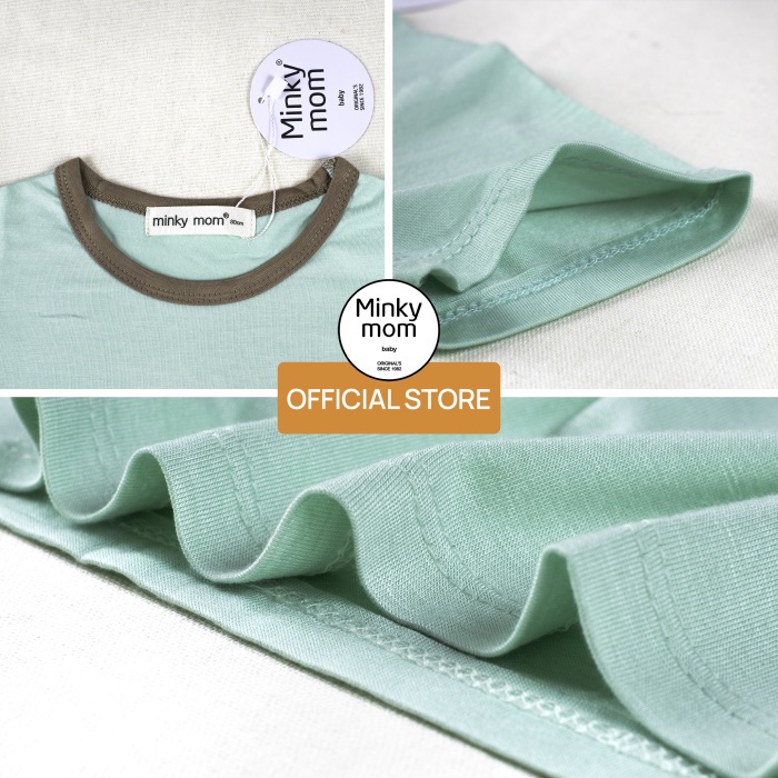 Bộ quần áo cộc tay Minky mom trẻ em chất thun lạnh, quần áo trẻ em cho bé trai bé gái-XN69