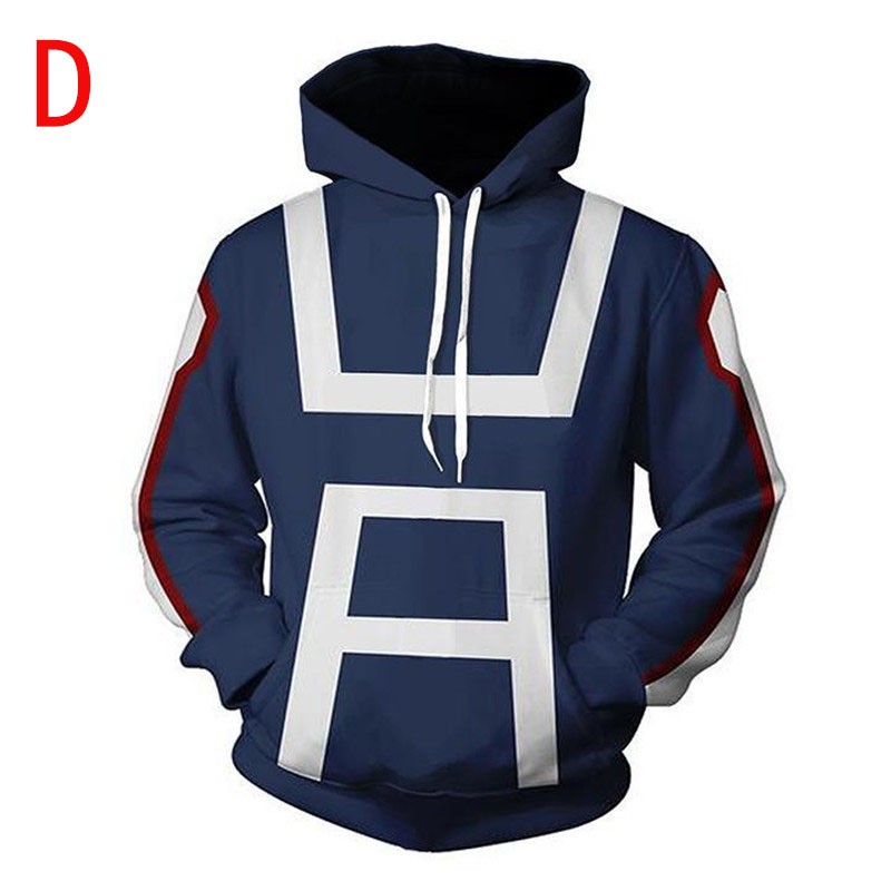 Áo hoodie tay dài theo kiểu các nhân vật trong My Hero Academy | BigBuy360 - bigbuy360.vn