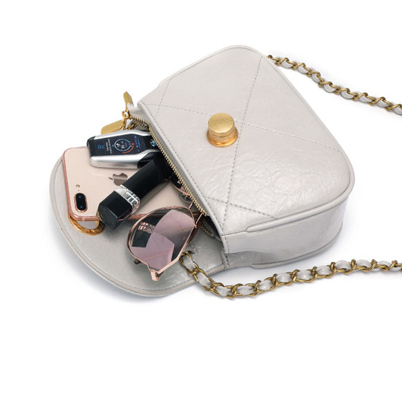 Túi đeo chéo IELGY phối dây xích thời trang thanh lịch dành cho nữ