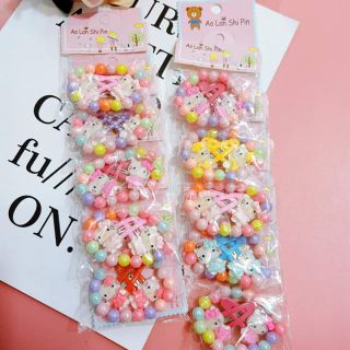 Set 2 cái kẹp tóc và vòng đeo tay cho bé