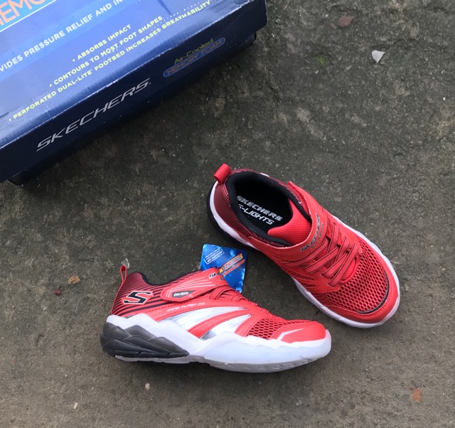 Giày Skechers Đèn sáng cho bé trai Chính hãng