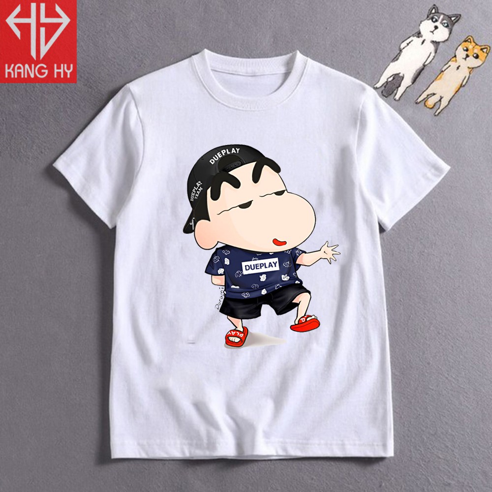 4 mẫu áo thun in hình shin cậu bé bút chì in tại shop