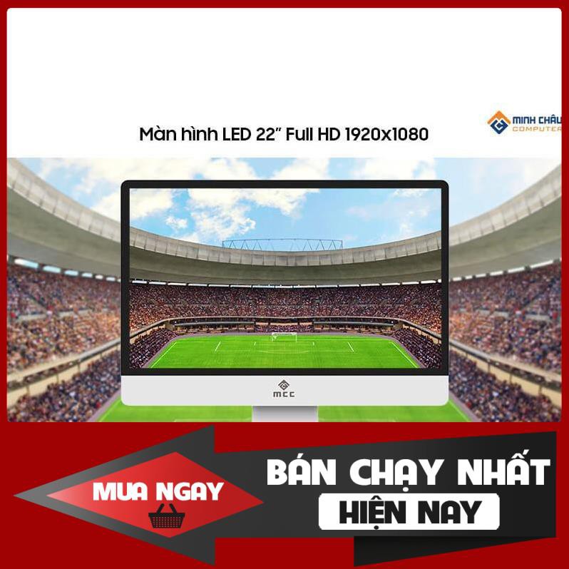 Bộ PC All in ONE (AIO) MCC9181 Home Office Computer CPU i3 9100/ Ram8G/ SSD120G/ Wifi/ Camera/ 22inch