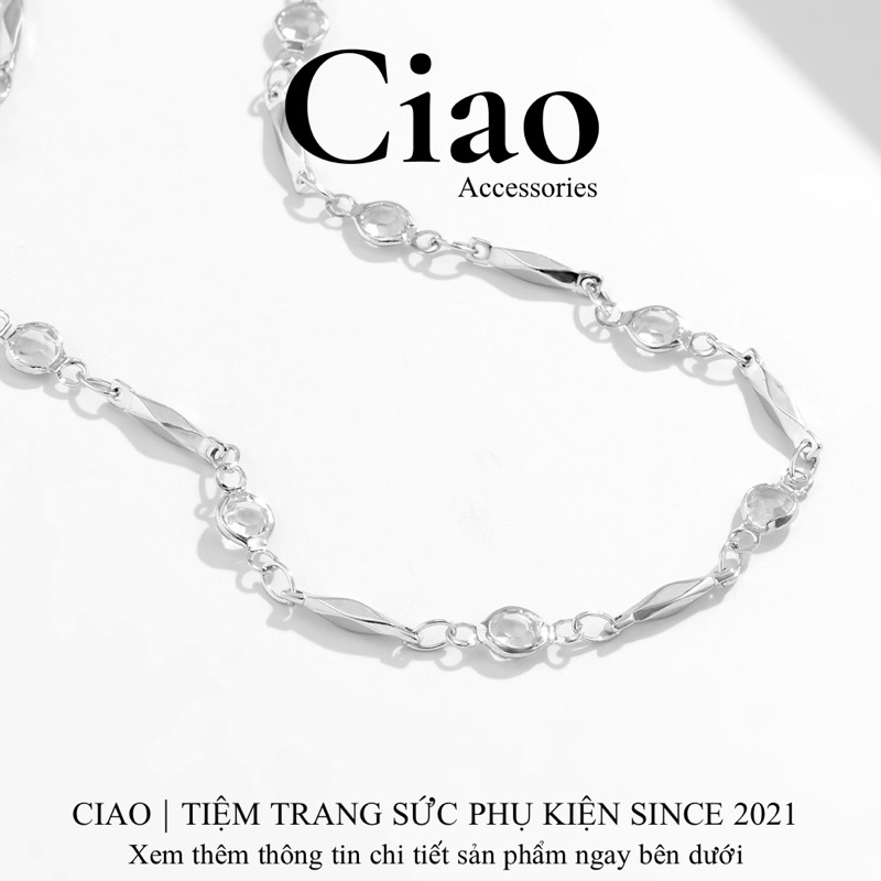 [HOẢ TỐC 1H] Vòng bụng/ Vòng eo thiết kế đính đá mã 08 phong cách trendy Ciao accessories