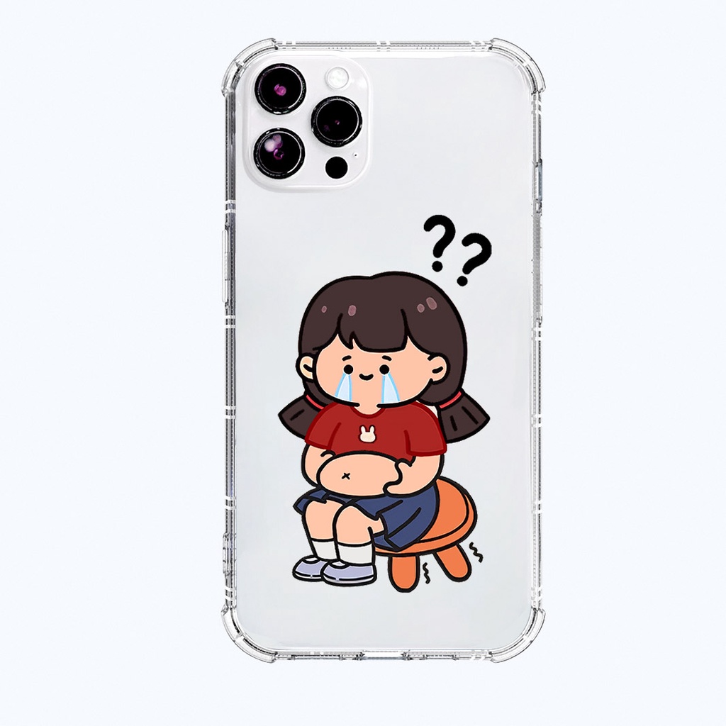 Ốp lưng iphone chống sốc viền vuông đôi béo bụng cho iphone 11 13 pro max 12 14 pro max plus mini x r s max 6 s 7 8 plus