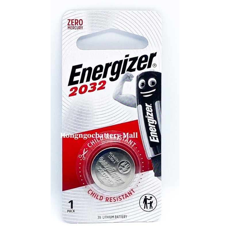 Vỉ 1 Viên Pin CR2032 Energizer - Hàng Chính Hãng