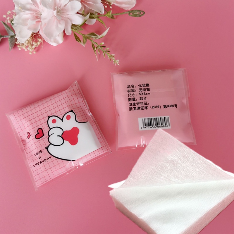 [Hàng mới về] Bông tẩy trang bằng cotton tự nhiên mềm mại thoải mái