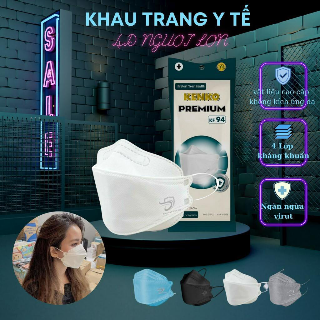 THÙNG 300 CHIẾC KHẨU TRANG KHÁNG KHUẨN KF94 ÔM SÁT MẶT LỌC BỤI BẨN - Gia Huy