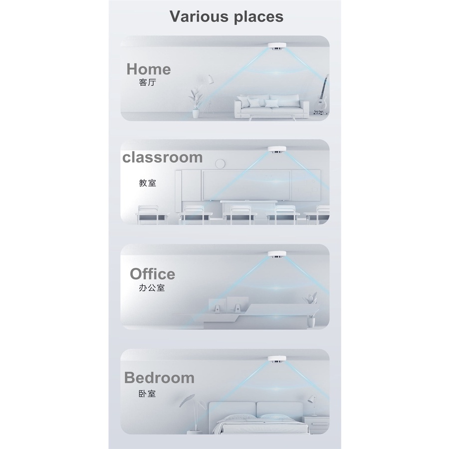 AQARA Thiết Bị Cảm Biến Khói Thông Minh Zigbee 3.0 Điều Khiển Từ Xa Cho Apple HomeKit xiaomi Mi Home