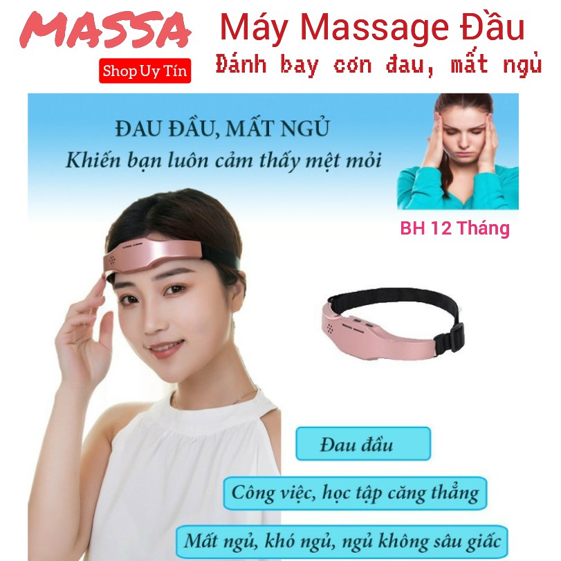 Máy Massage Đầu Xung Điện An Toàn Hỗ Trợ Điều Trị Mất Ngủ Đau Đầu Stress Hiệu Qủa GIÁ RẺ