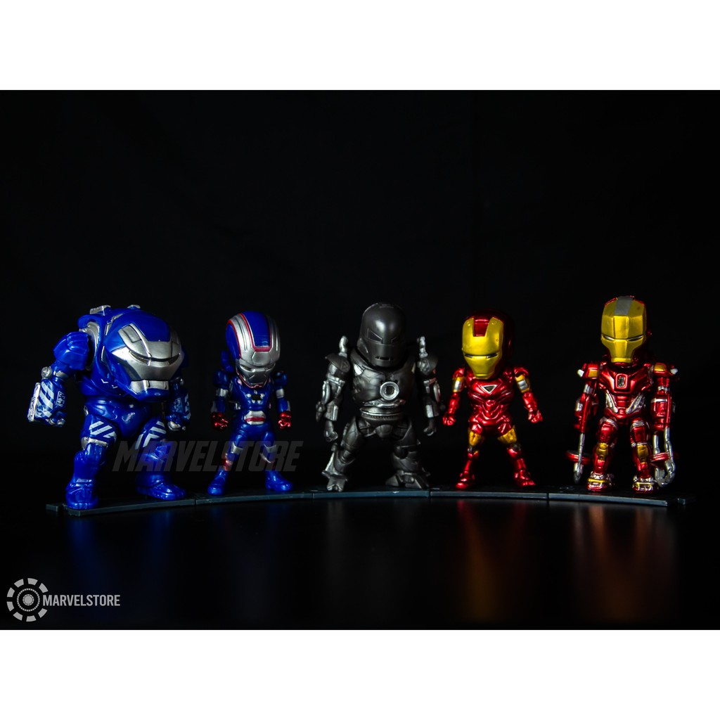 Mô hình Iron man chibi set 5 nhân vật