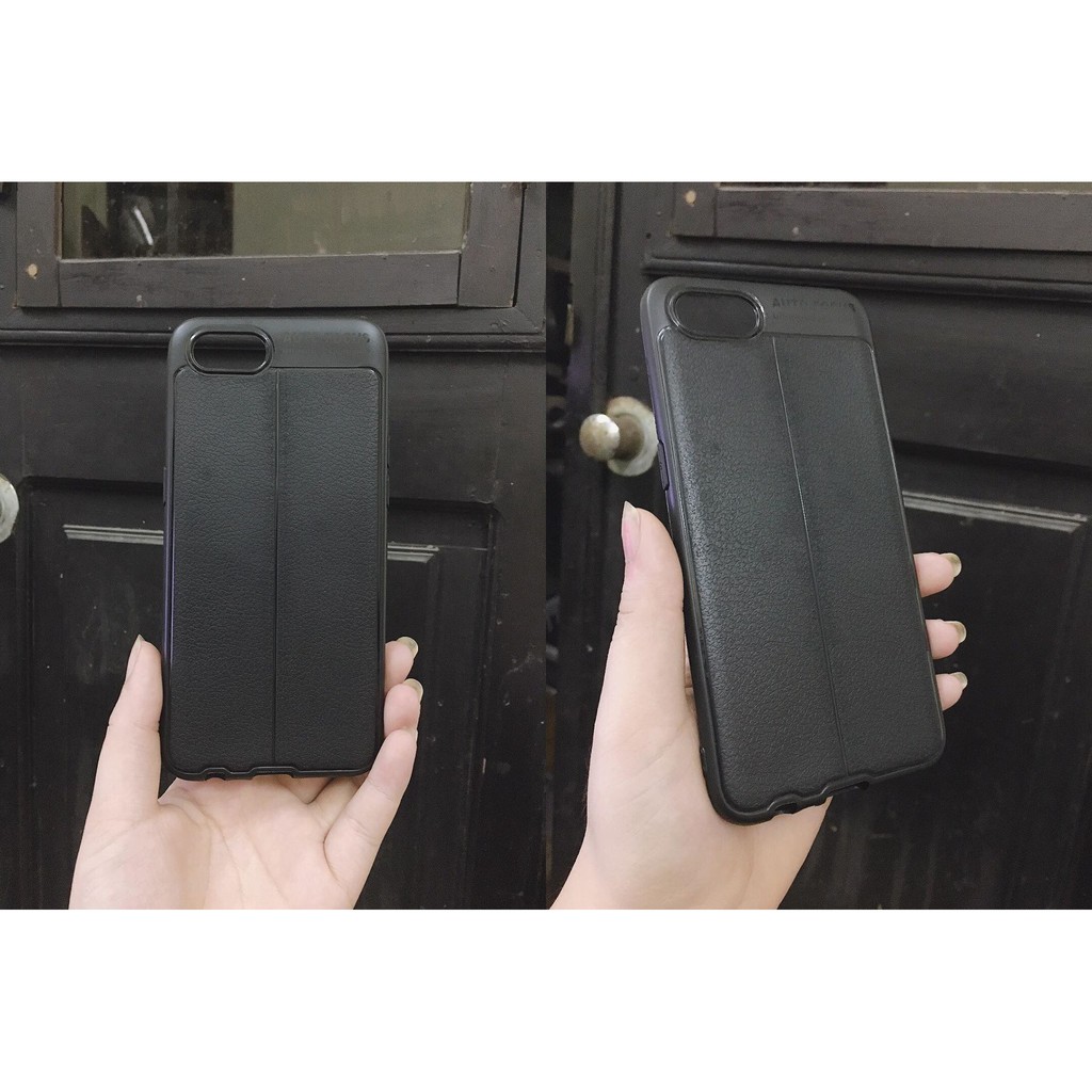 Ốp lưng dẻo giả da Auto Focus Oppo A1K