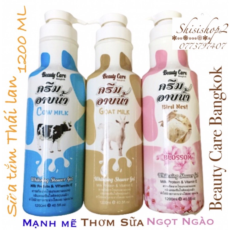 Sữa Tắm BEAUTY CARE Bangkok 1200ml Thái Lan(CHAI TRÒN)