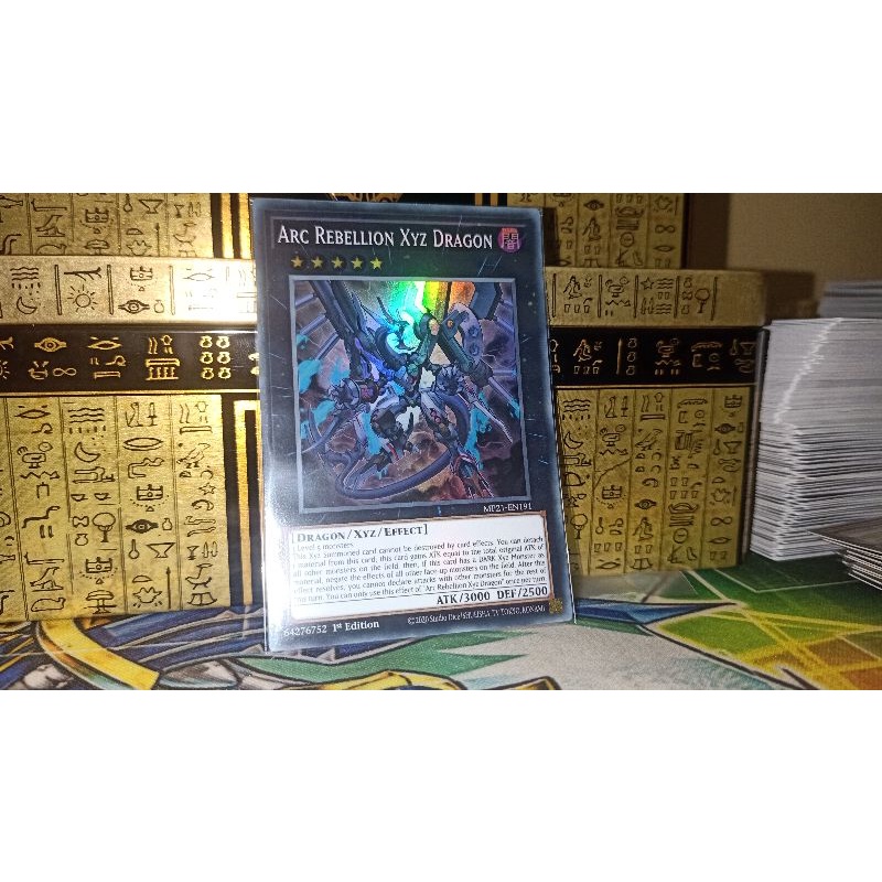 Thẻ bài: Arc Rebellion Xyz Dragon - MP21-EN191 - Super Rare 1st Edition