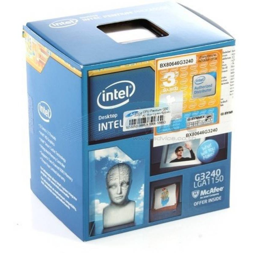 CPU Intel Pentium G3240 (3.10GHz, 3M, 2 Cores 2 Threads) - Đã Qua Sử Dụng, Không Kèm Fan