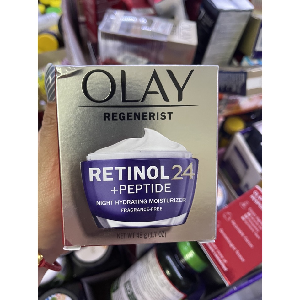 Kem olay retinol 24 max 2x dưỡng ẩm chống lão hóa, tái tạo da trắng sáng ban đêm