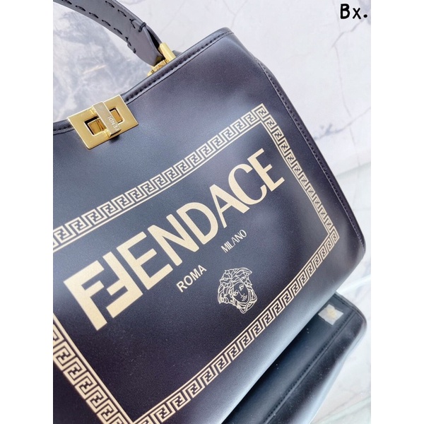 Túi xách Fendì tote sz 30cm chất da bò