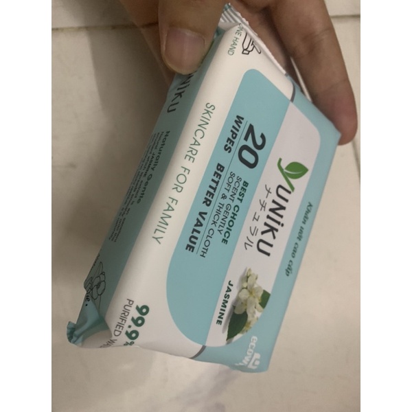Khăn ướt loại 20 tờ hàng cty xuất Nhật Bản chính hãng