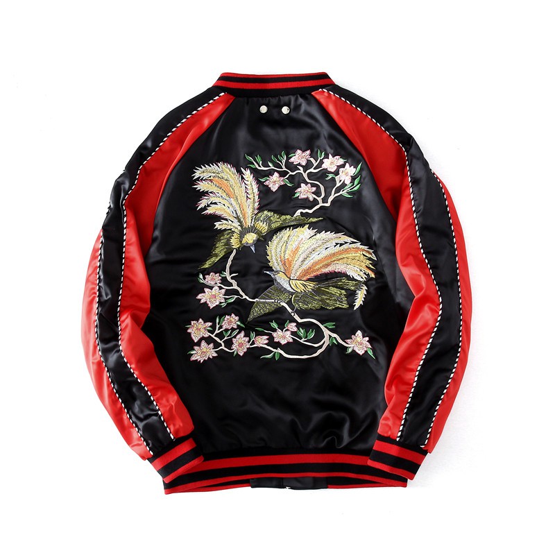 Áo khoác bomber thêu,áo bomber thêu 2 lớp cực chất