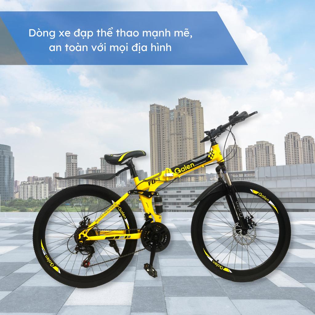 Xe Đạp Thể Thao Gấp Gọn Galen Nhiều Dòng, Xe Đạp Địa Hình Phù Hợp Cho Cả Người Lớn Và Trẻ Em