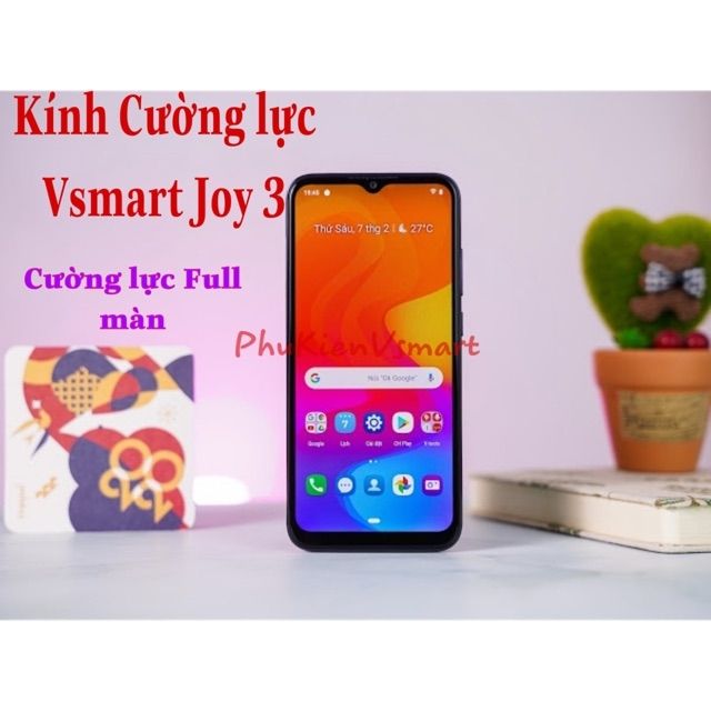 Cường lự Full màn Vsmart Joy 3 - Không chấm liti , Dán đẹp