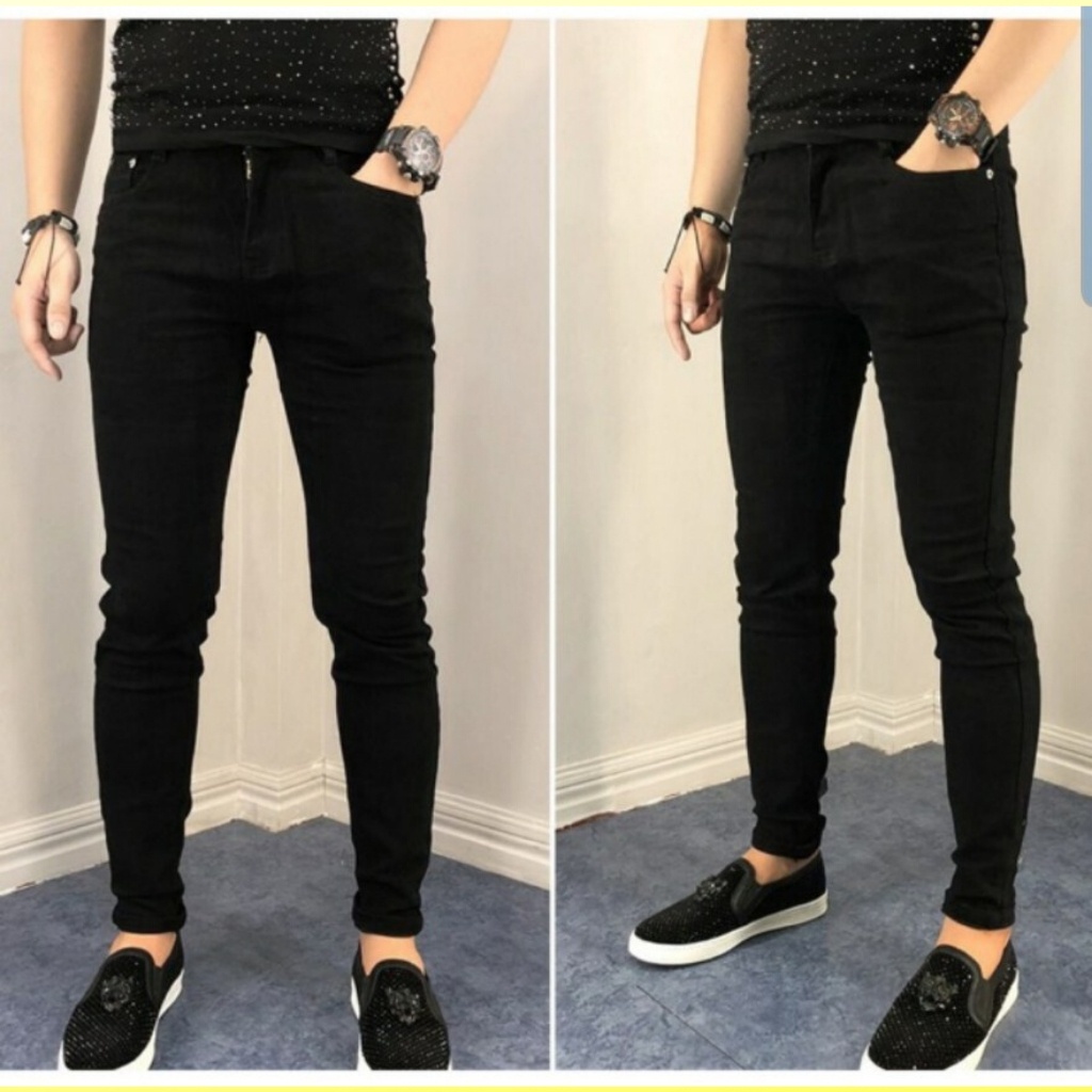 Quần Jean Nam TENJI STORE AD20TG Jean Nam Đen Trơn Cao Cấp Trẻ Trung Cá Tính (HOT) Hàng Gỗc Giá Xưởng May (44-73KG) | BigBuy360 - bigbuy360.vn