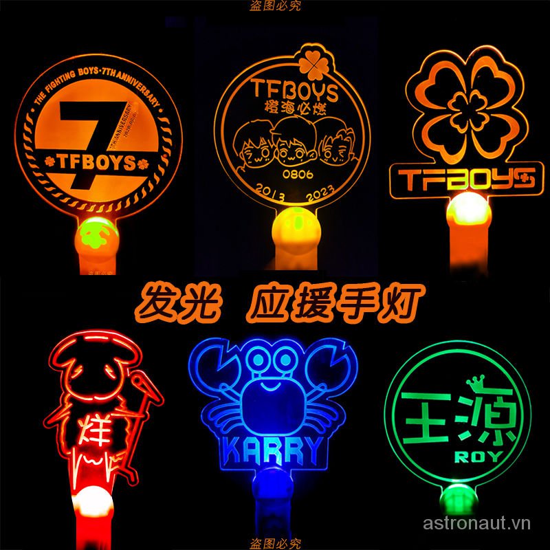 Glow Sticks 8 Silhouettes Tfboysgroup Yiyang Qianxi Wang Jun Kai Wang Yuan