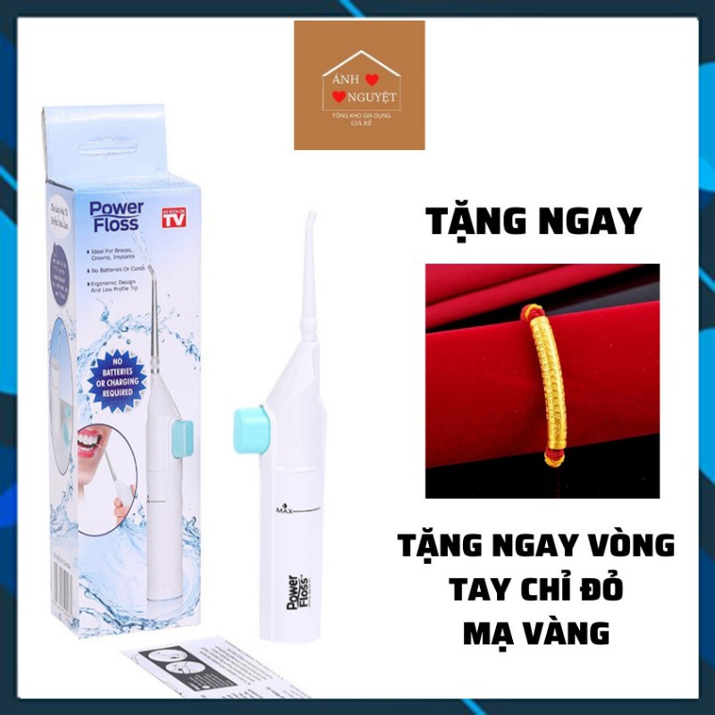 Máy tăm nước cầm tay làm sạch răng Power Floss, Dụng cụ vệ sinh răng miệng